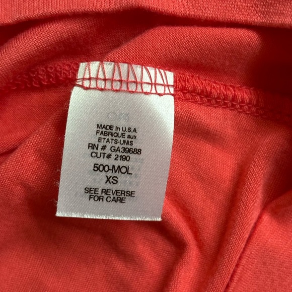 Coral Hourglass Lilly XSmall Shift Dress. - Picture 2 of 5